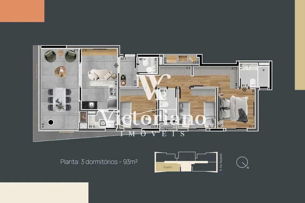 Apartamento, 3 quartos, 93 m² - Foto 12