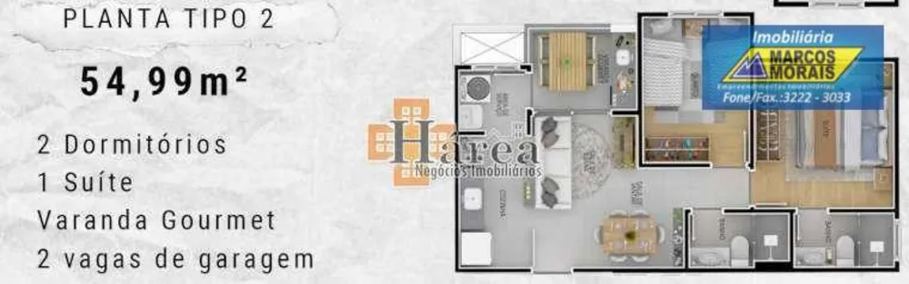 Apartamento, 2 quartos, 54 m² - Foto 6