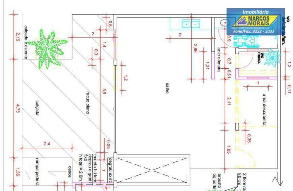 Conjunto Comercial-Sala para alugar, 60m² - Foto 3