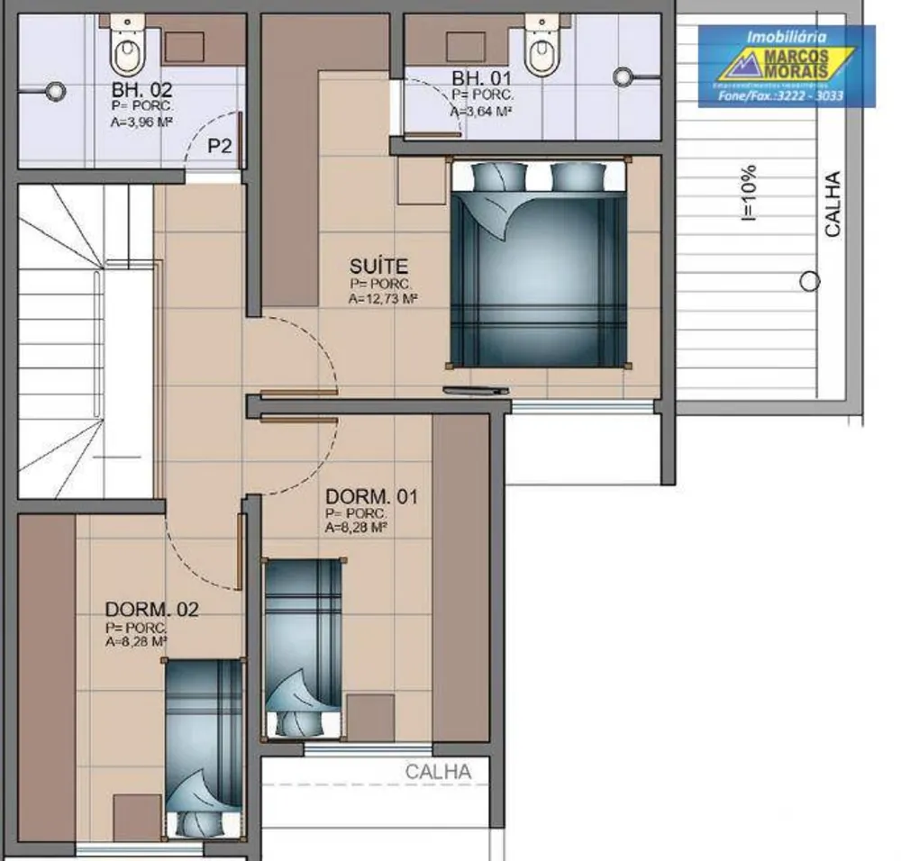 Casa de Condomínio, 3 quartos - Foto 2