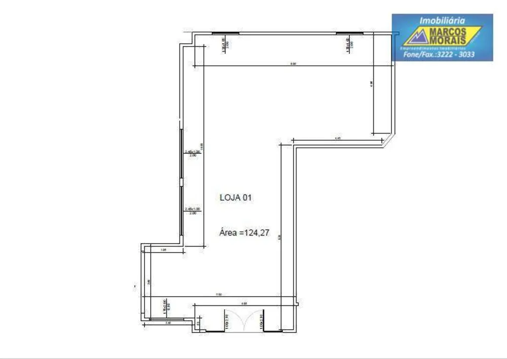 Loja-Salão, 124 m² - Foto 3