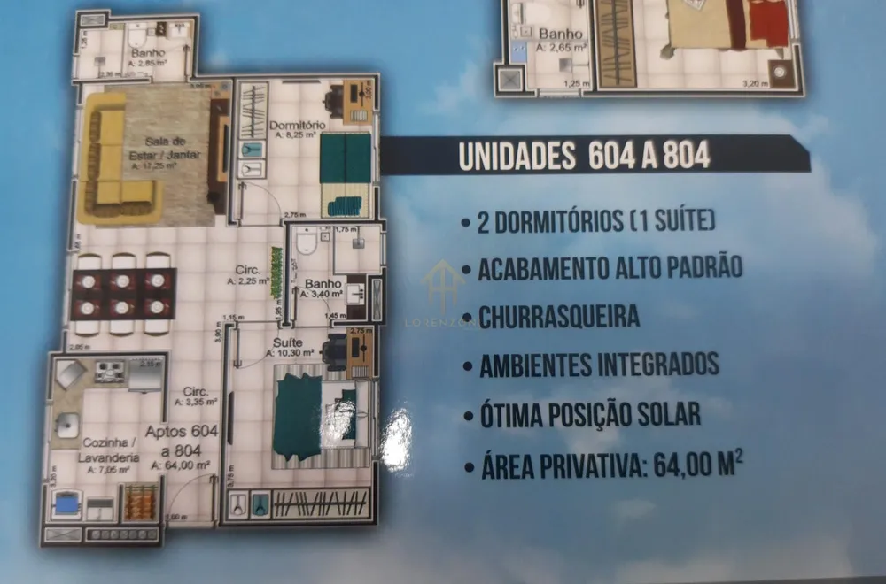Apartamento, 2 quartos, 54 m² - Foto 2