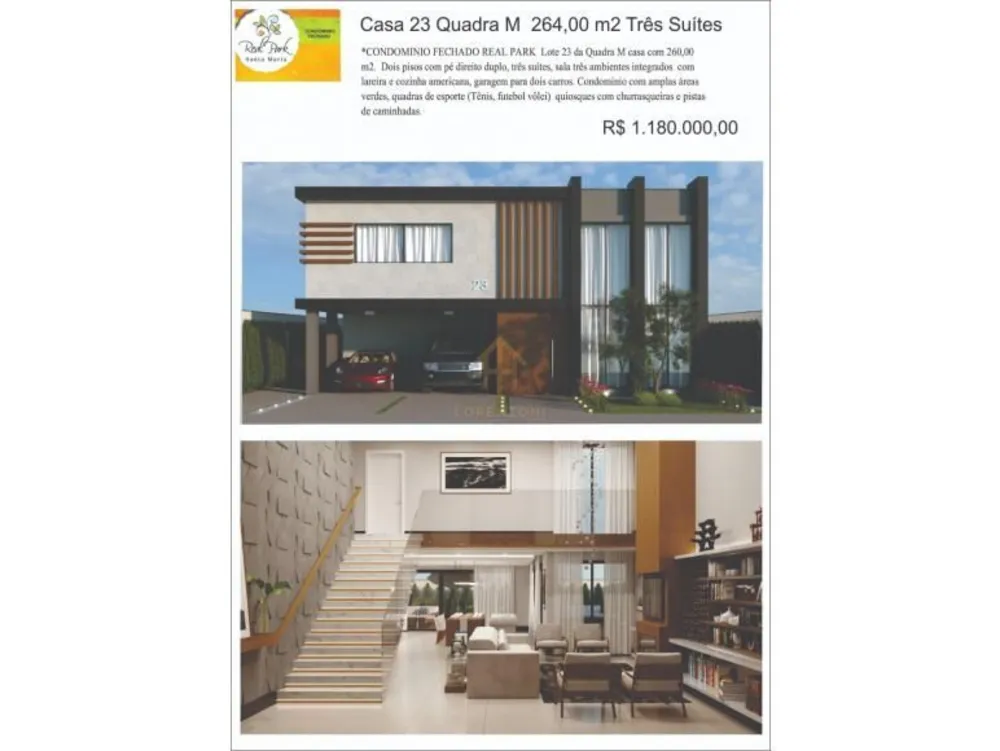 Casa de Condomínio, 3 quartos - Foto 1