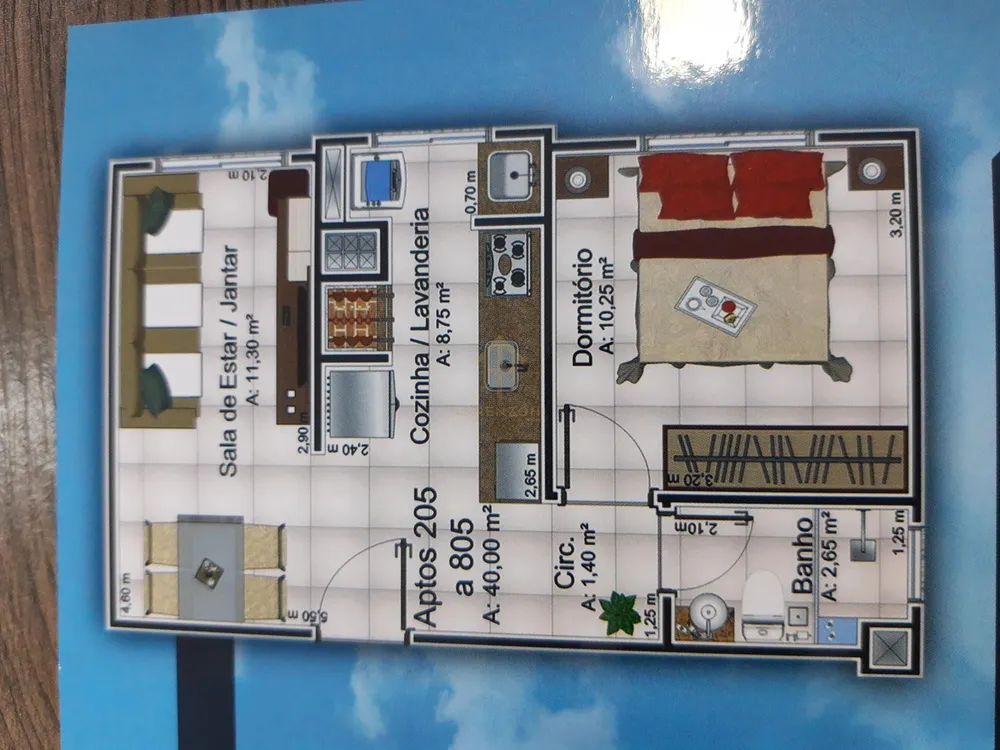 Apartamento, 1 quarto, 40 m² - Foto 2