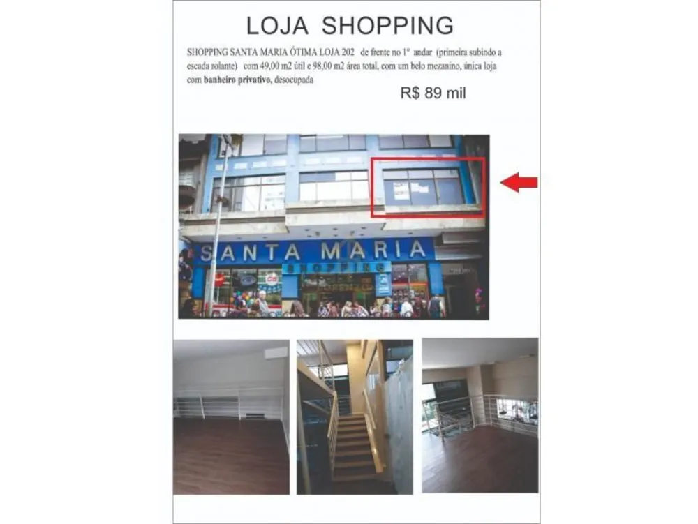 Loja-Salão, 49 m² - Foto 1