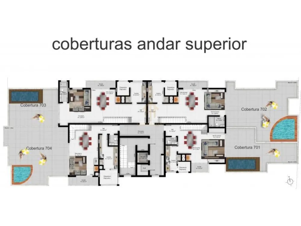 Cobertura, 4 quartos, 324 m² - Foto 3
