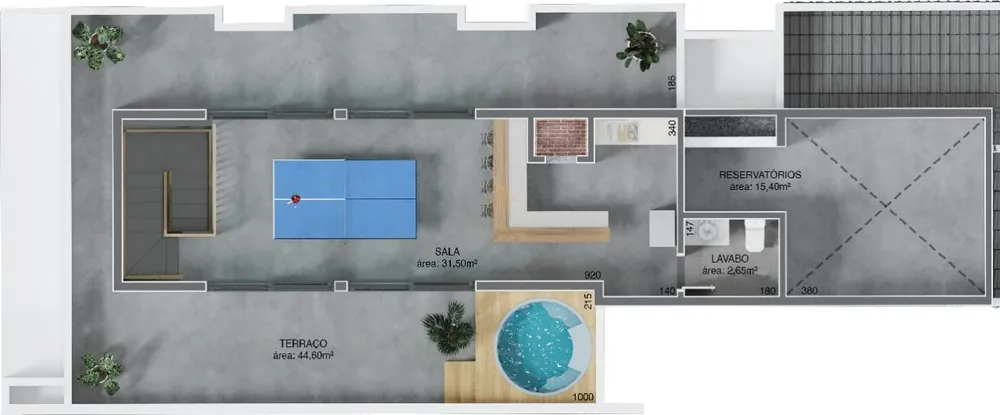 Cobertura, 2 quartos, 190 m² - Foto 3