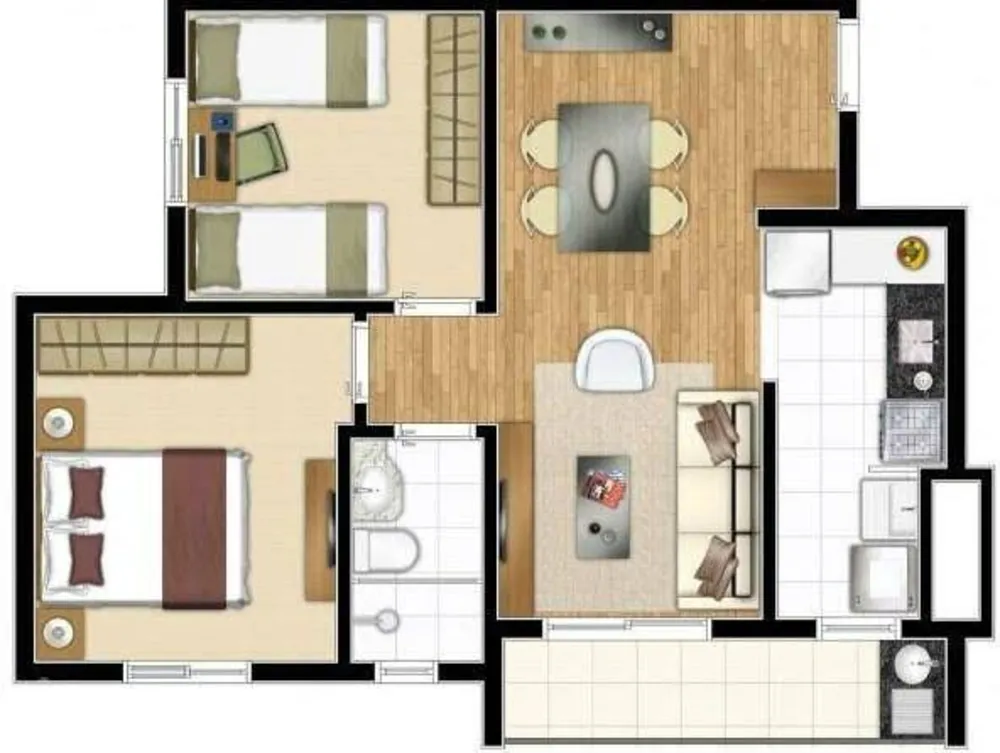 Apartamento, 2 quartos, 55 m² - Foto 16