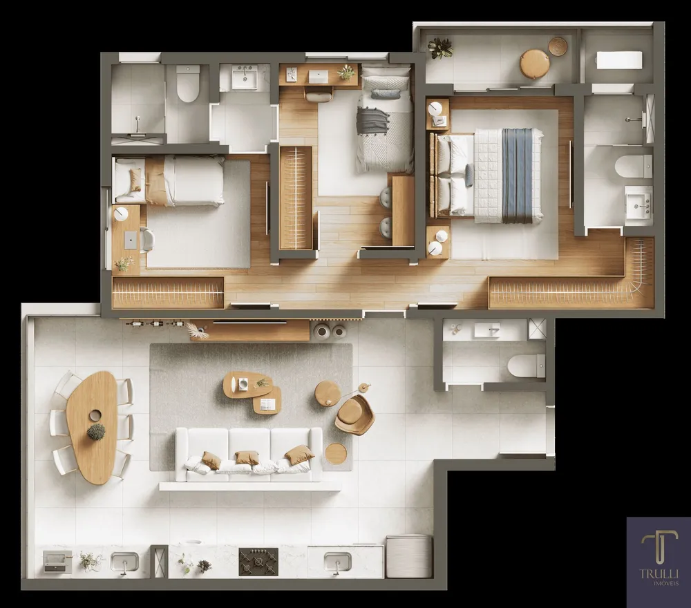Apartamento, 3 quartos, 87 m² - Foto 5
