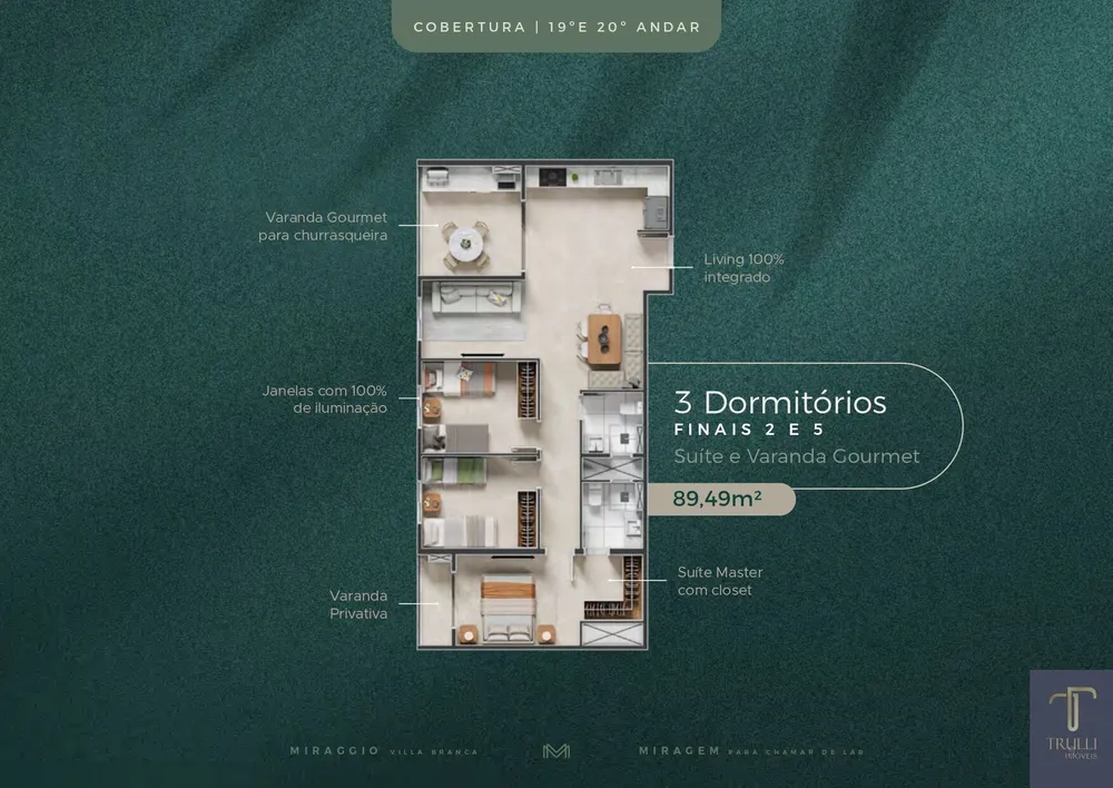 Apartamento, 2 quartos, 68 m² - Foto 7