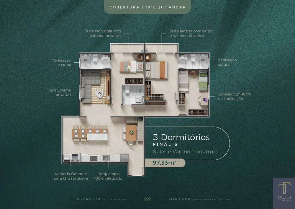Apartamento, 2 quartos, 68 m² - Foto 14