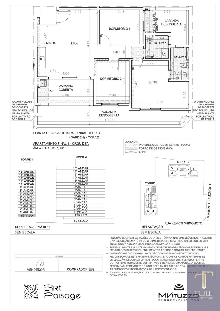 Apartamento, 2 quartos, 56 m² - Foto 3