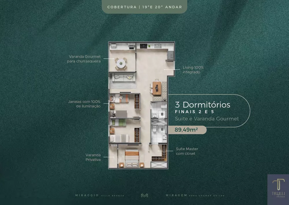 Apartamento, 2 quartos, 68 m² - Foto 1