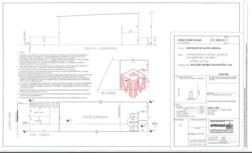 Depósito-Galpão, 197 m² - Foto 2