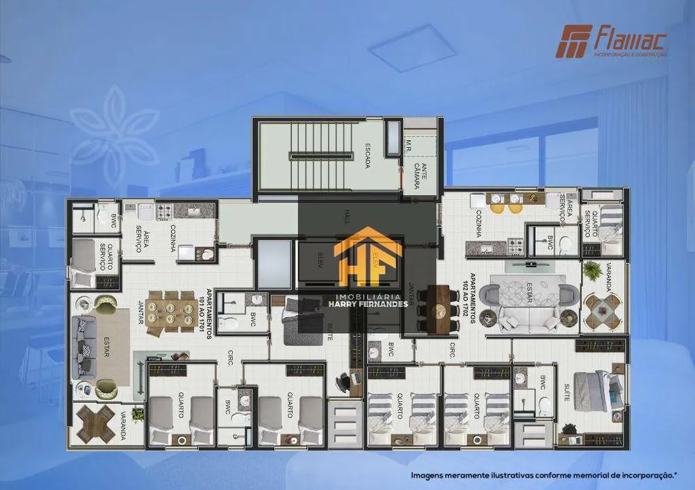 Apartamento, 3 quartos, 84 m² - Foto 1