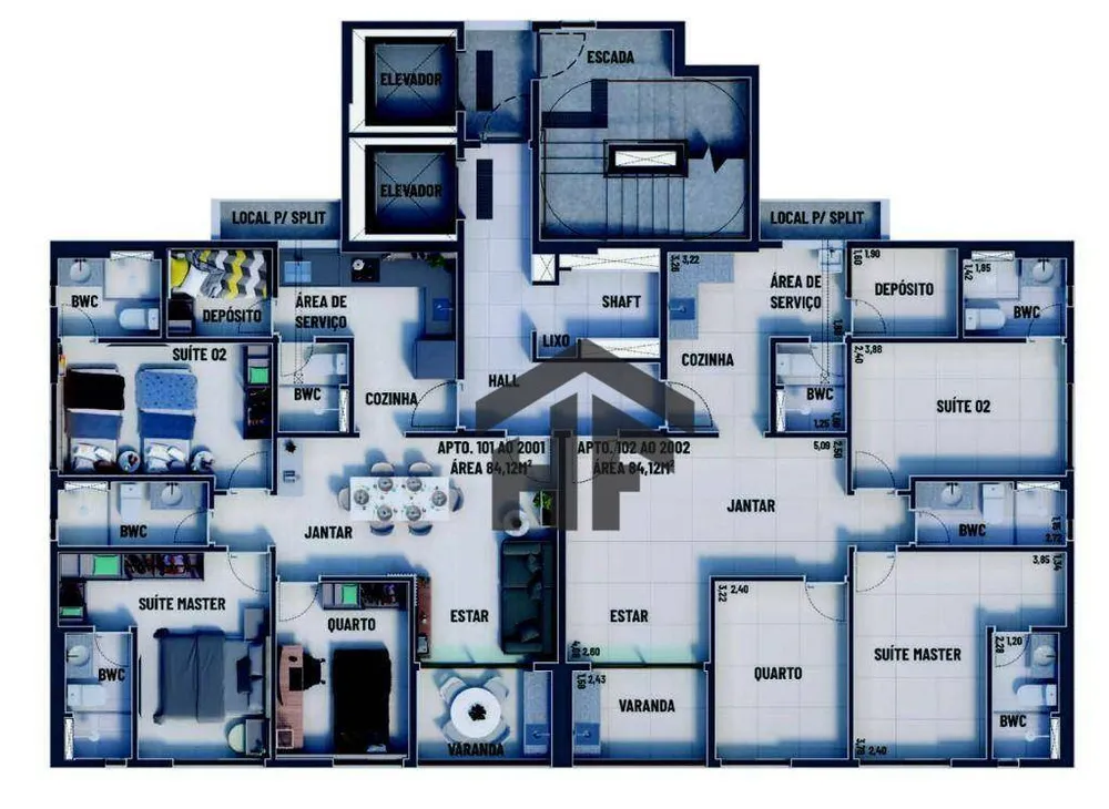 Apartamento, 3 quartos, 84 m² - Foto 13