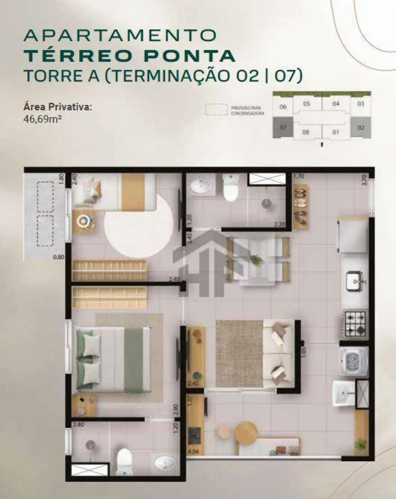 Apartamento, 2 quartos, 48 m² - Foto 13