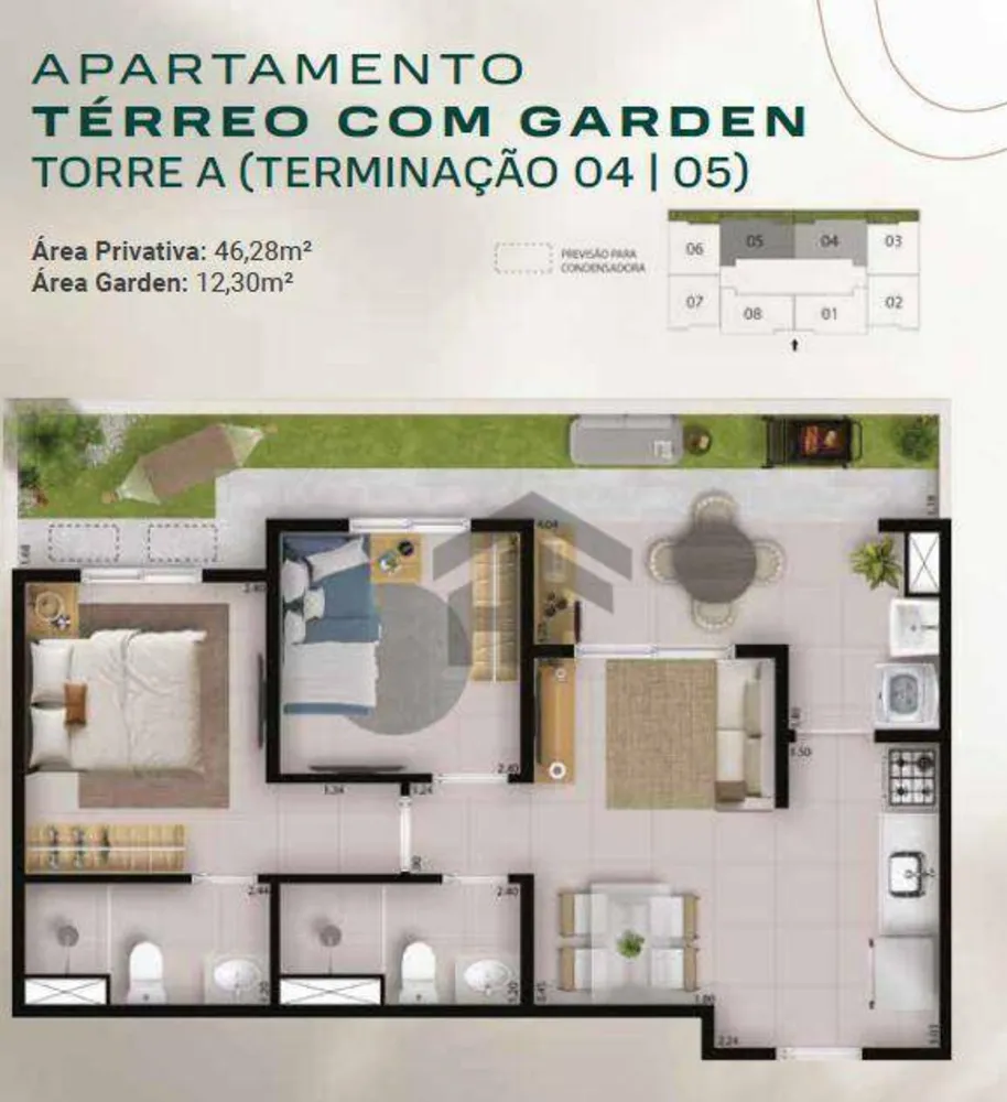 Apartamento, 2 quartos, 48 m² - Foto 11