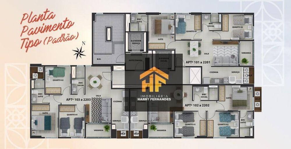 Apartamento, 3 quartos, 60 m² - Foto 12