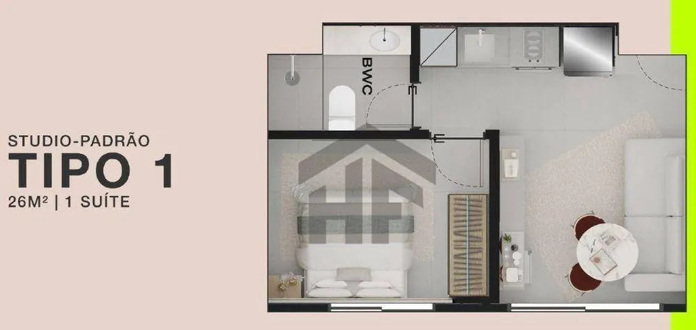 Kitnet-Studio, 26 m² - Foto 11