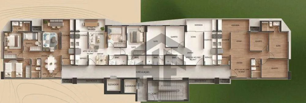 Apartamento, 3 quartos, 67 m² - Foto 13