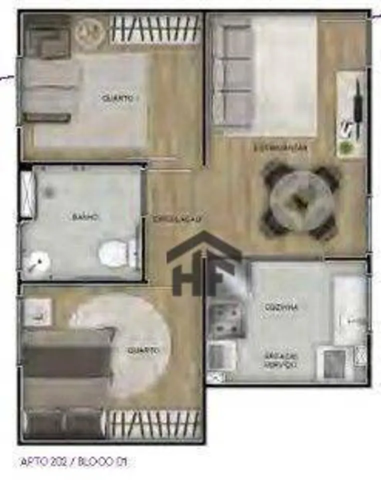 Apartamento, 2 quartos, 43 m² - Foto 12