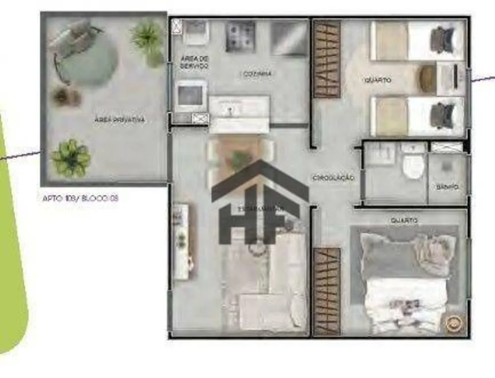 Apartamento, 2 quartos, 43 m² - Foto 11