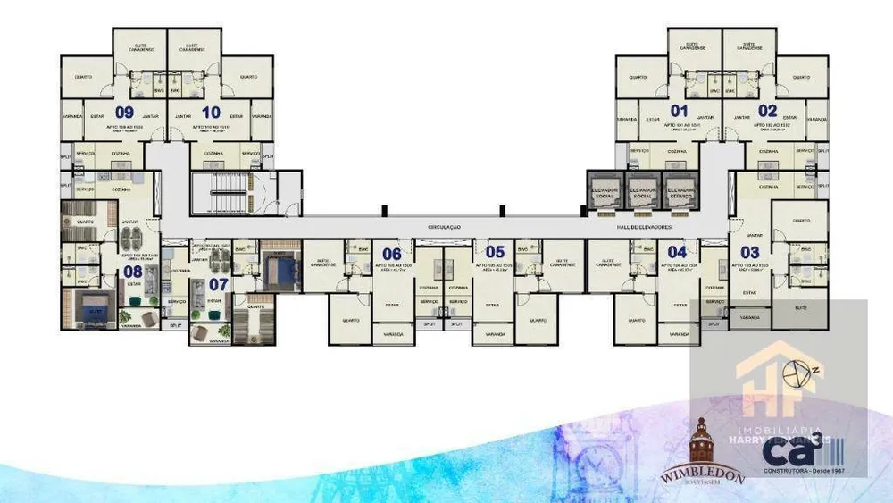 Apartamento, 2 quartos, 45 m² - Foto 17