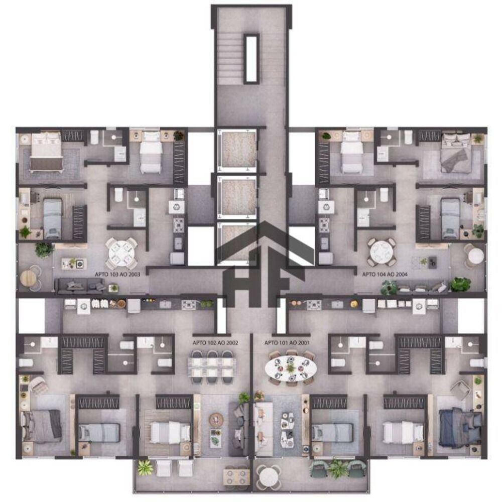 Apartamento, 3 quartos, 60 m² - Foto 16