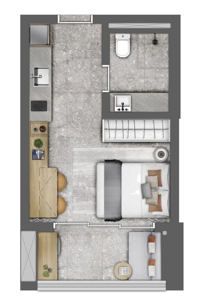 Apartamento, 1 quarto, 49 m² - Foto 8