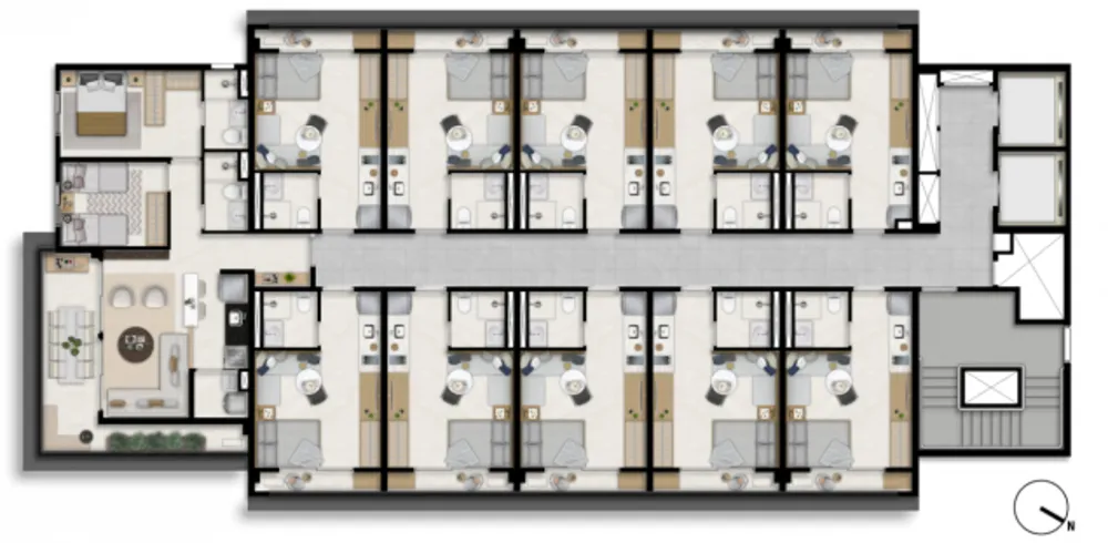 Apartamento, 2 quartos, 68 m² - Foto 11