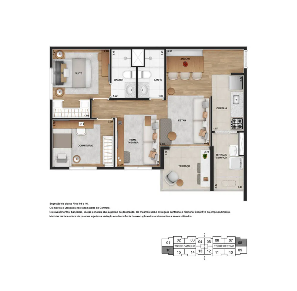 Apartamento, 2 quartos, 57 m² - Foto 12