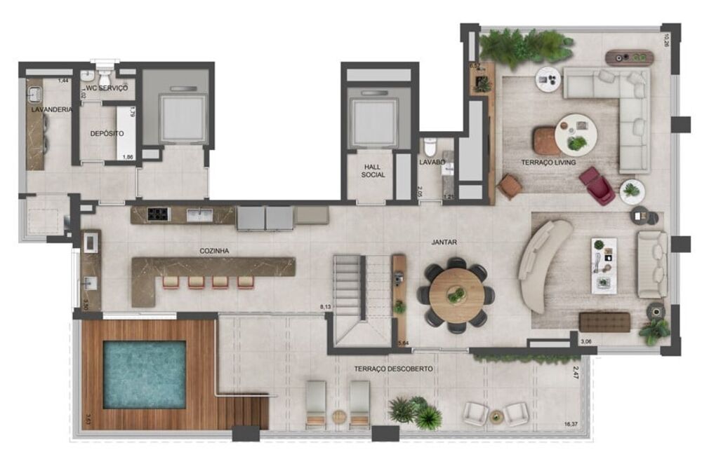 Apartamento, 3 quartos, 201 m² - Foto 15