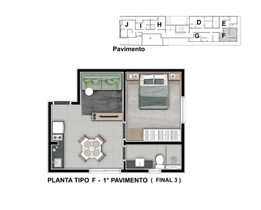 Apartamento, 2 quartos, 55 m² - Foto 8
