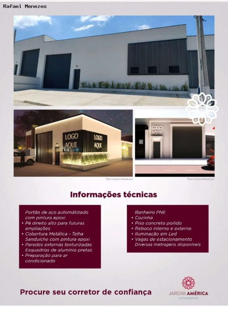 Depósito-Galpão, 168 m² - Foto 4