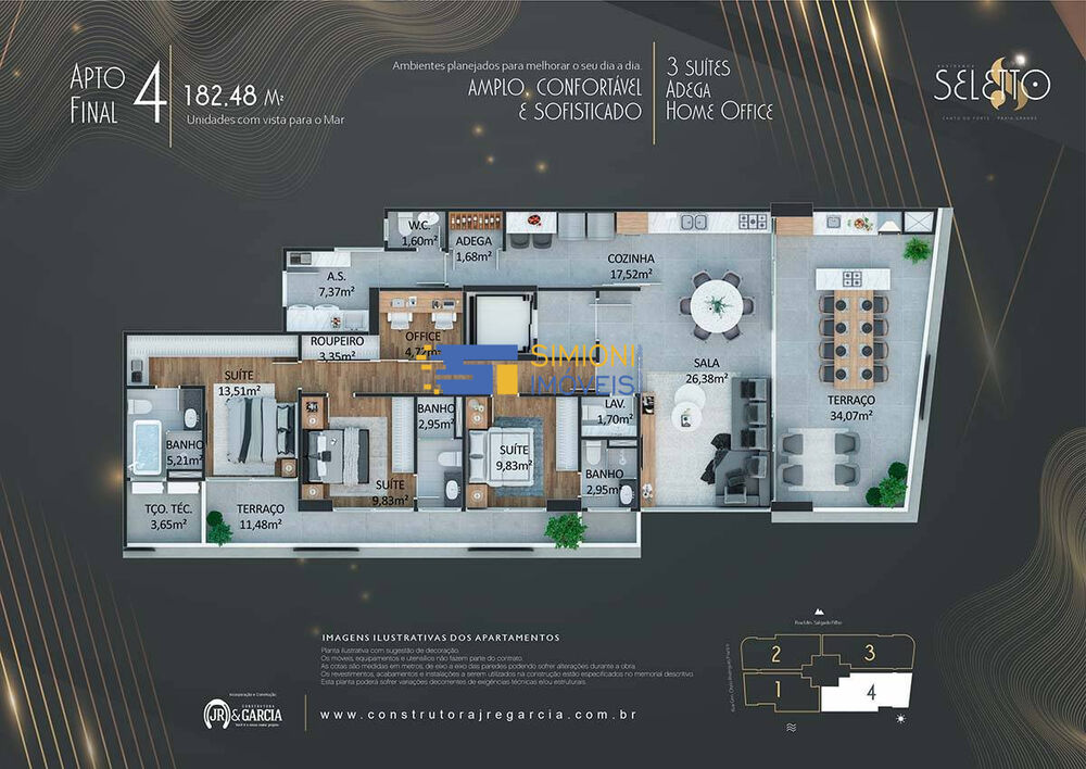 Apartamento, 3 quartos, 182 m² - Foto 5