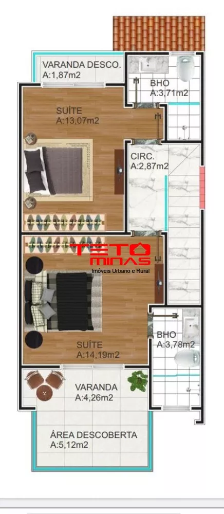 Casa, 3 quartos - Foto 1