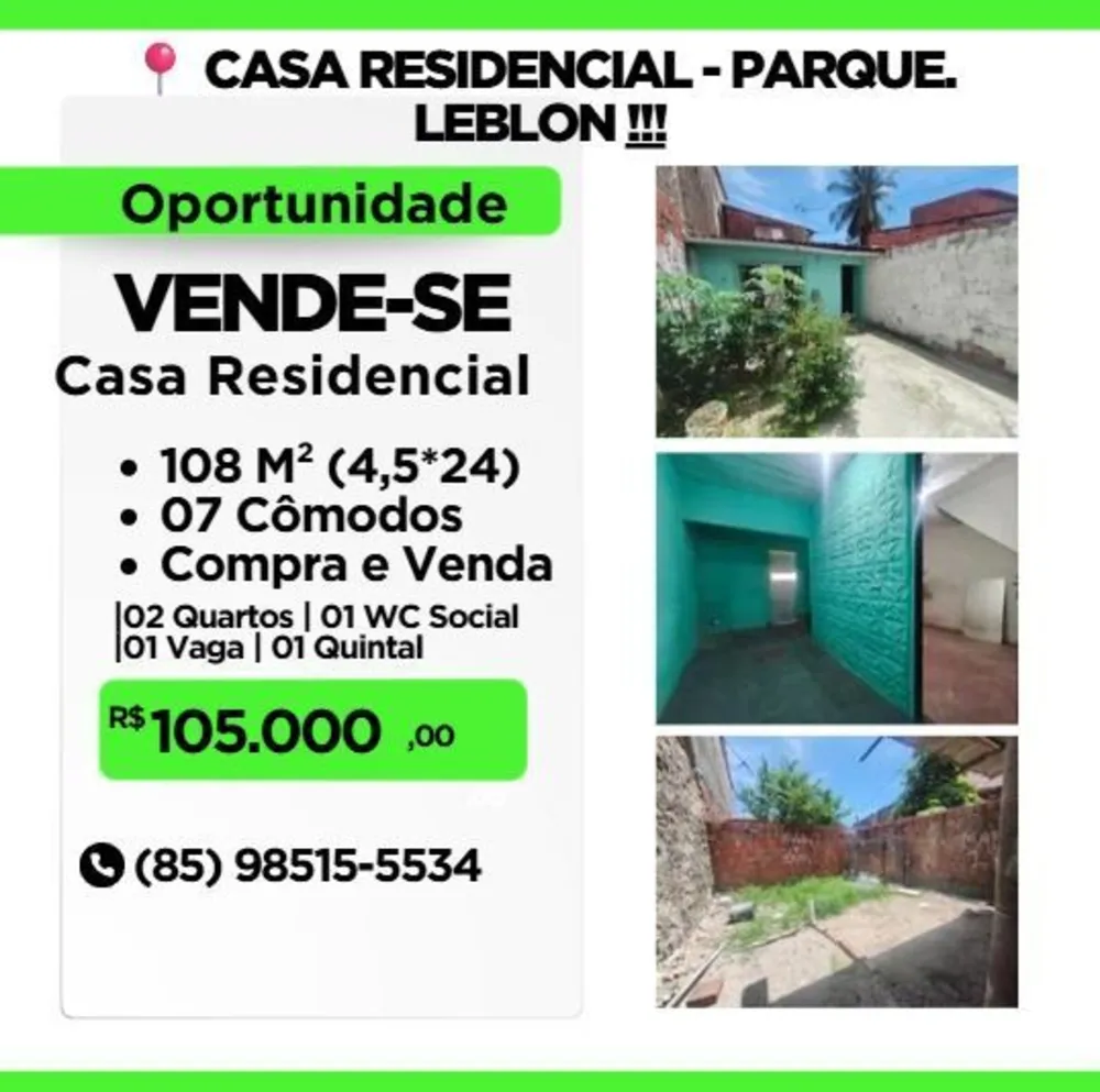 Casa, 2 quartos, 96 m² - Foto 1