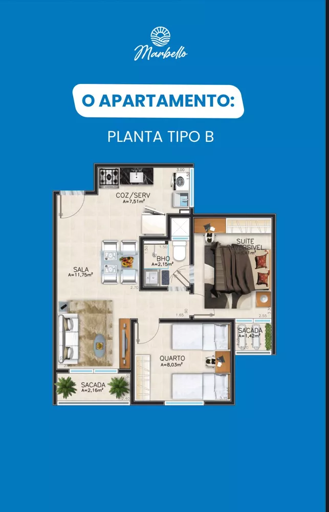 Apartamento, 2 quartos, 47 m² - Foto 4