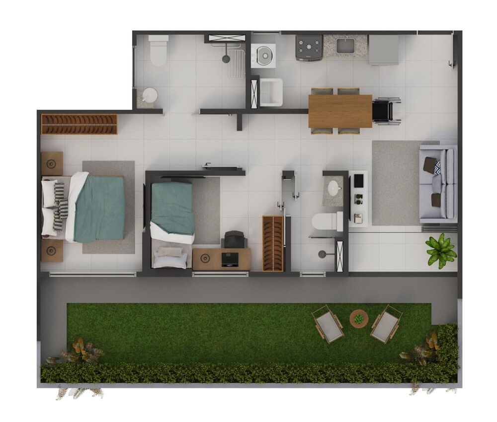 Apartamento, 3 quartos, 59 m² - Foto 23