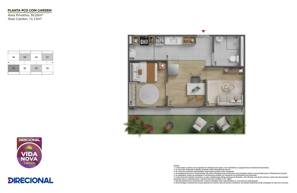 Apartamento, 2 quartos, 38 m² - Foto 5