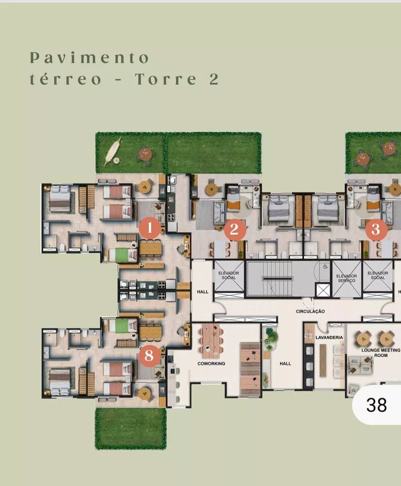 Apartamento, 3 quartos, 65 m² - Foto 1