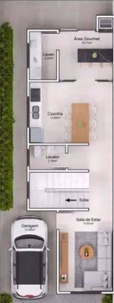 Sobrado, 3 quartos, 133 m² - Foto 2