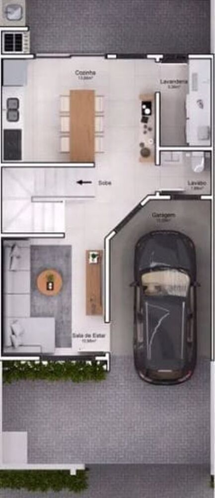 Sobrado, 3 quartos, 103 m² - Foto 2