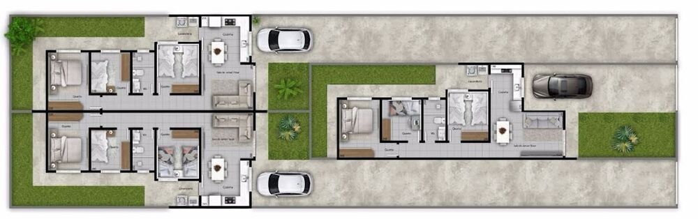 Casa, 2 quartos, 60 m² - Foto 2