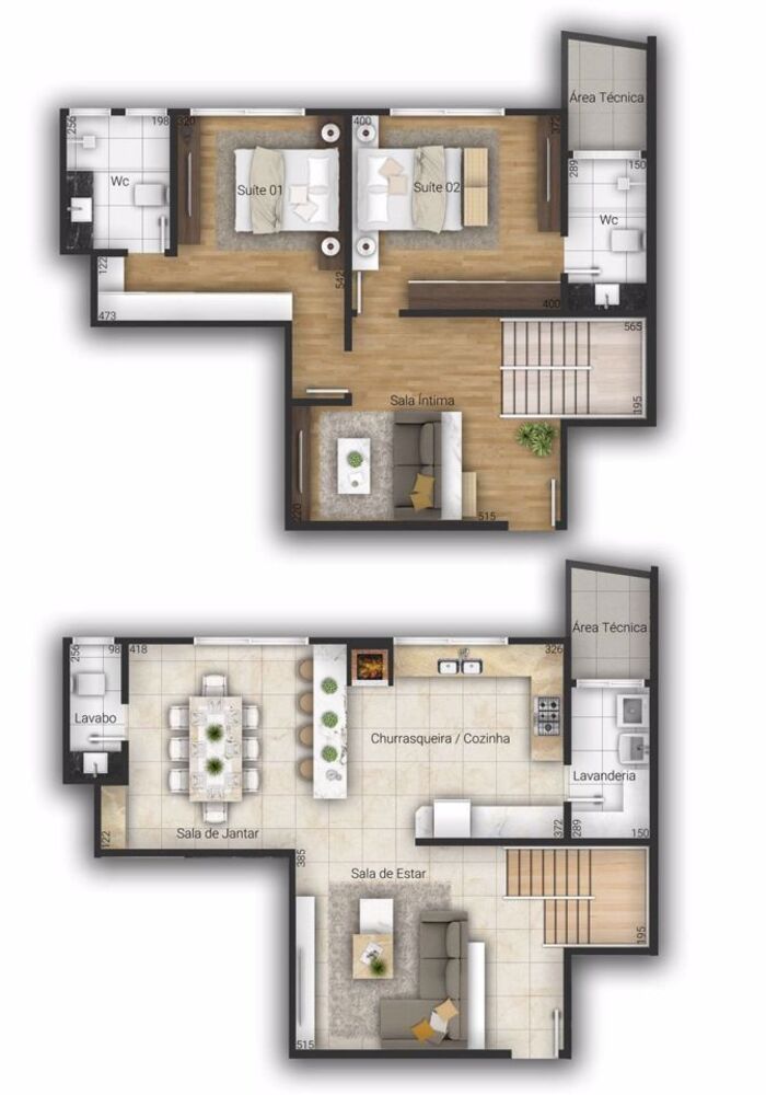 Apartamento à venda com 2 quartos, 72m² - Foto 4