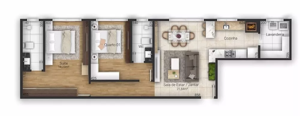 Apartamento, 2 quartos, 72 m² - Foto 7