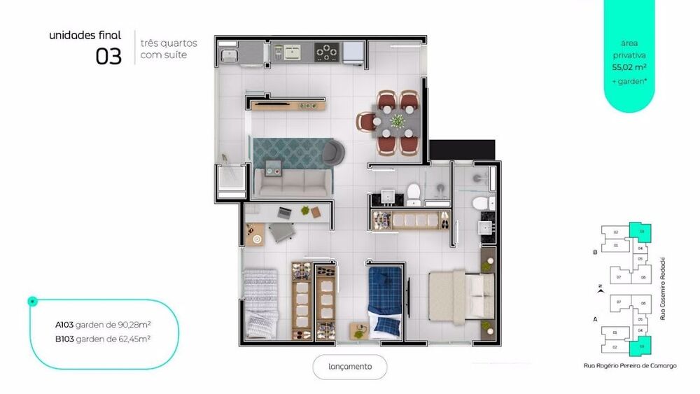 Apartamento, 2 quartos, 57 m² - Foto 10