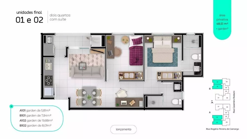 Apartamento, 2 quartos, 57 m² - Foto 11