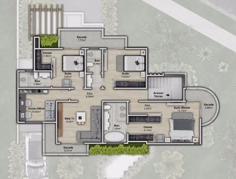 Casa de Condomínio, 4 quartos - Foto 6